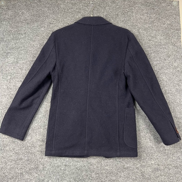 J Crew Jacket Men Size 36 Navy Crosby Sportsman Wool BlazerOld Money - Picture 8 of 14
